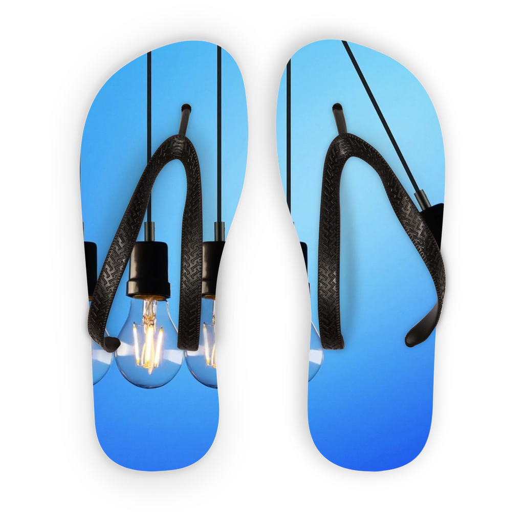 Light Bulbs Kids Flip Flops