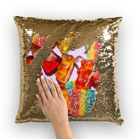 Candy Sequin Cushion Cover