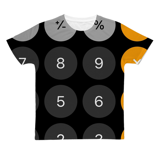 Calculator Classic Sublimation Adult T-Shirt