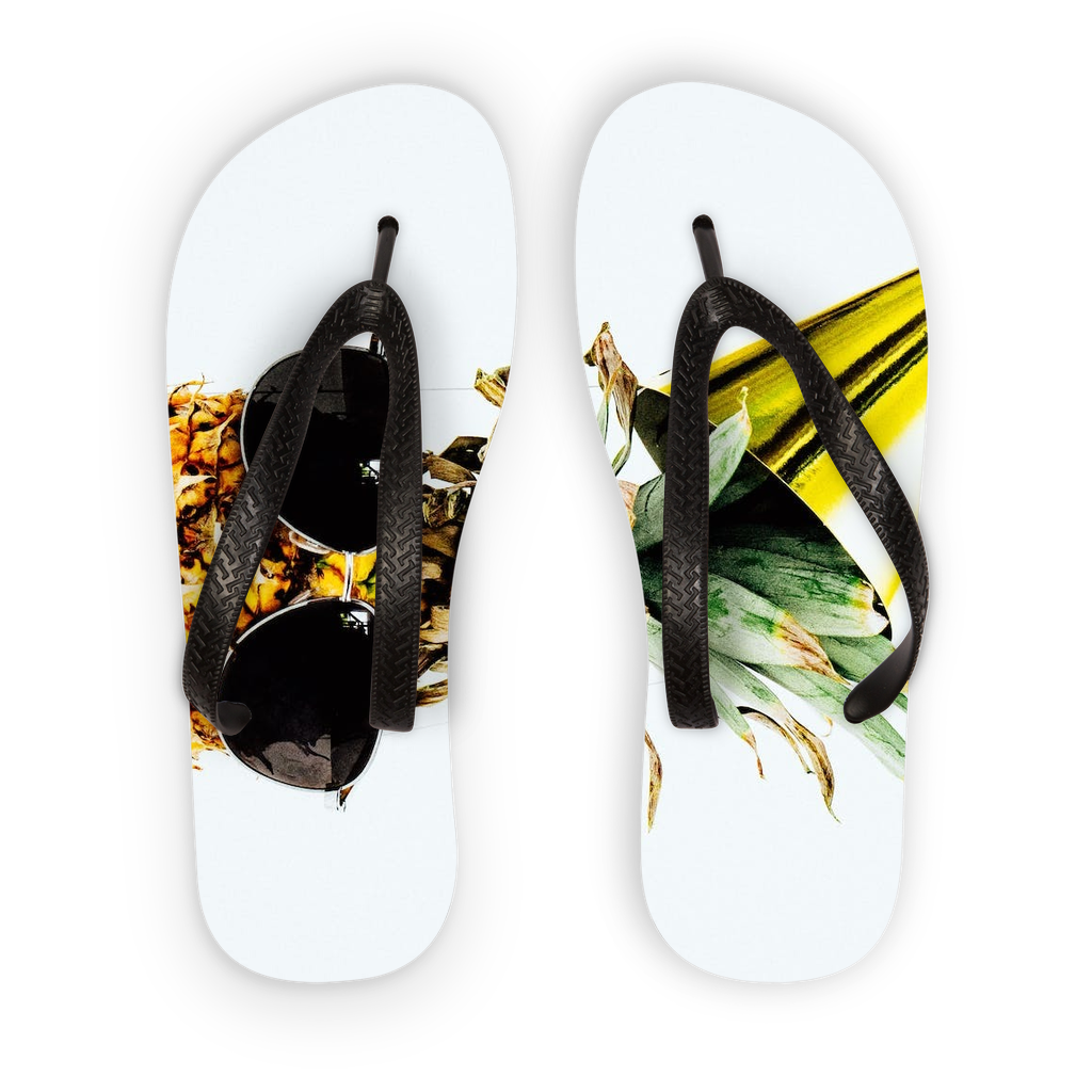 Pineapple Adult Flip Flops