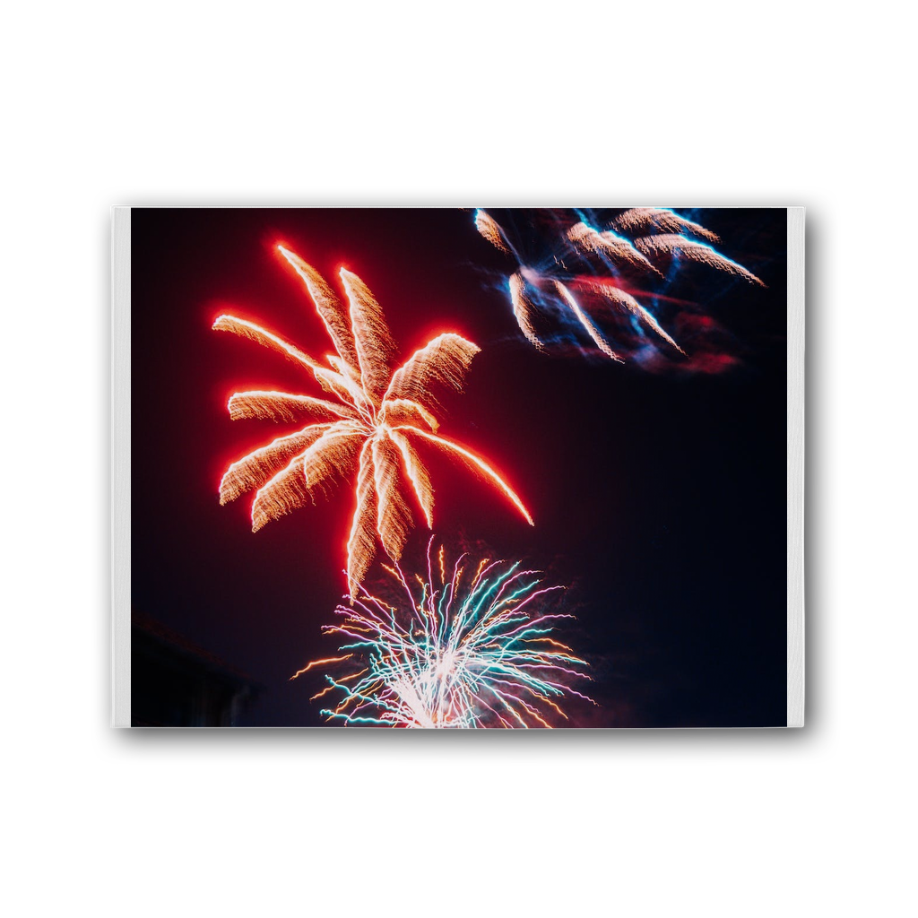 Fireworks Premium Stretched Canvas