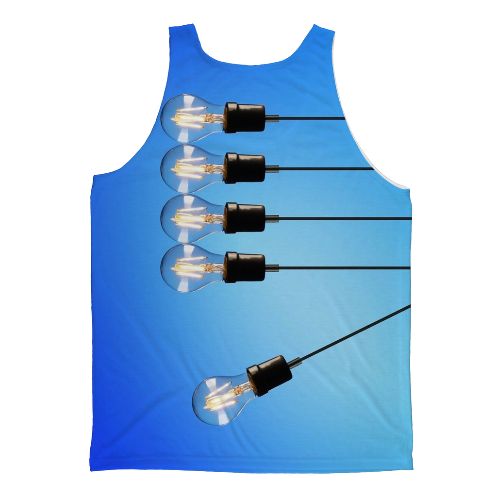 Light Bulbs Classic Sublimation Adult Tank Top