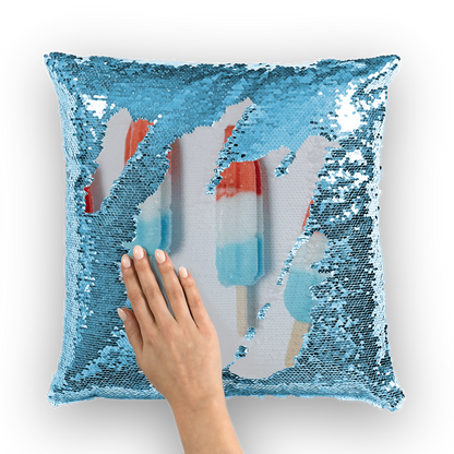 Popsicle Sequin Cushion Cover