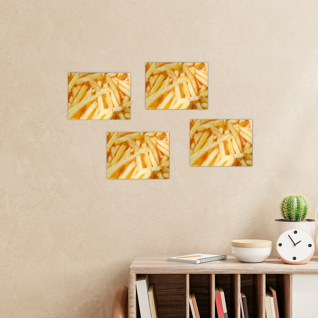 Fries Rectangle Wall Tiles Set of 4