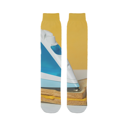 Grilled Cheese Sublimation Tube Sock