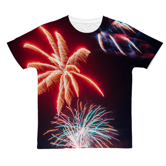 Fireworks Classic Sublimation Adult T-Shirt