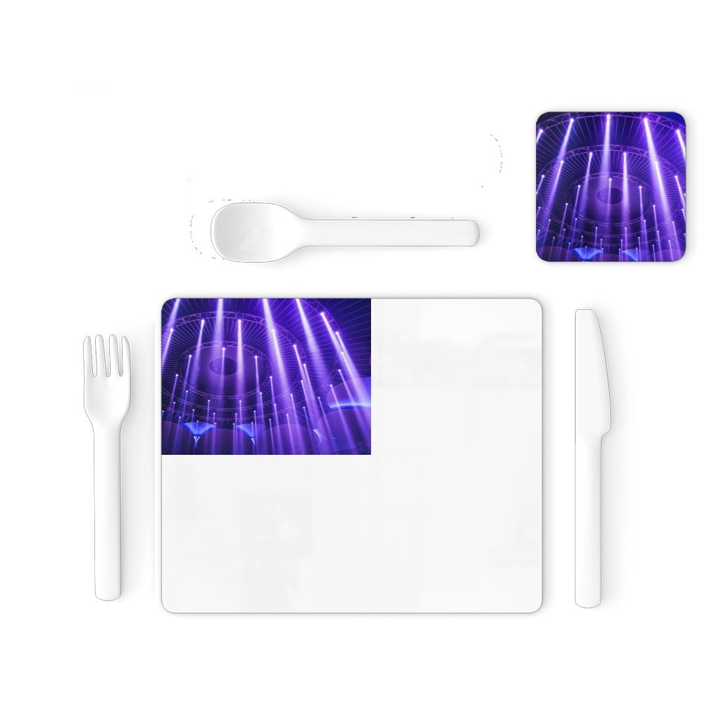 Nightclub Single Placemat and Coaster Set