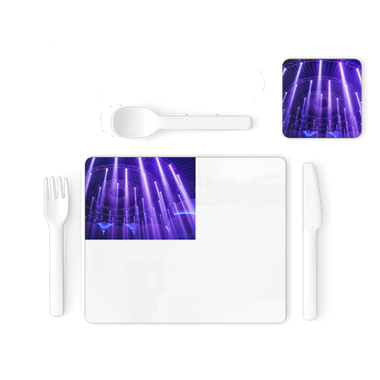 Nightclub Single Placemat and Coaster Set