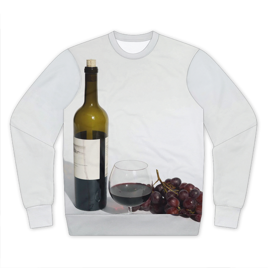 Wine Performance Cut and Sew Sublimation Unisex Sweatshirt