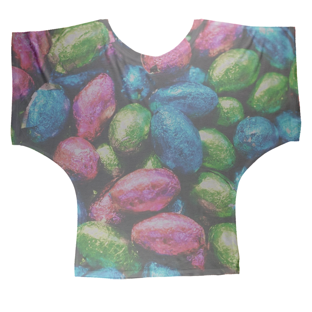 Easter Eggs Sublimation Batwing Top