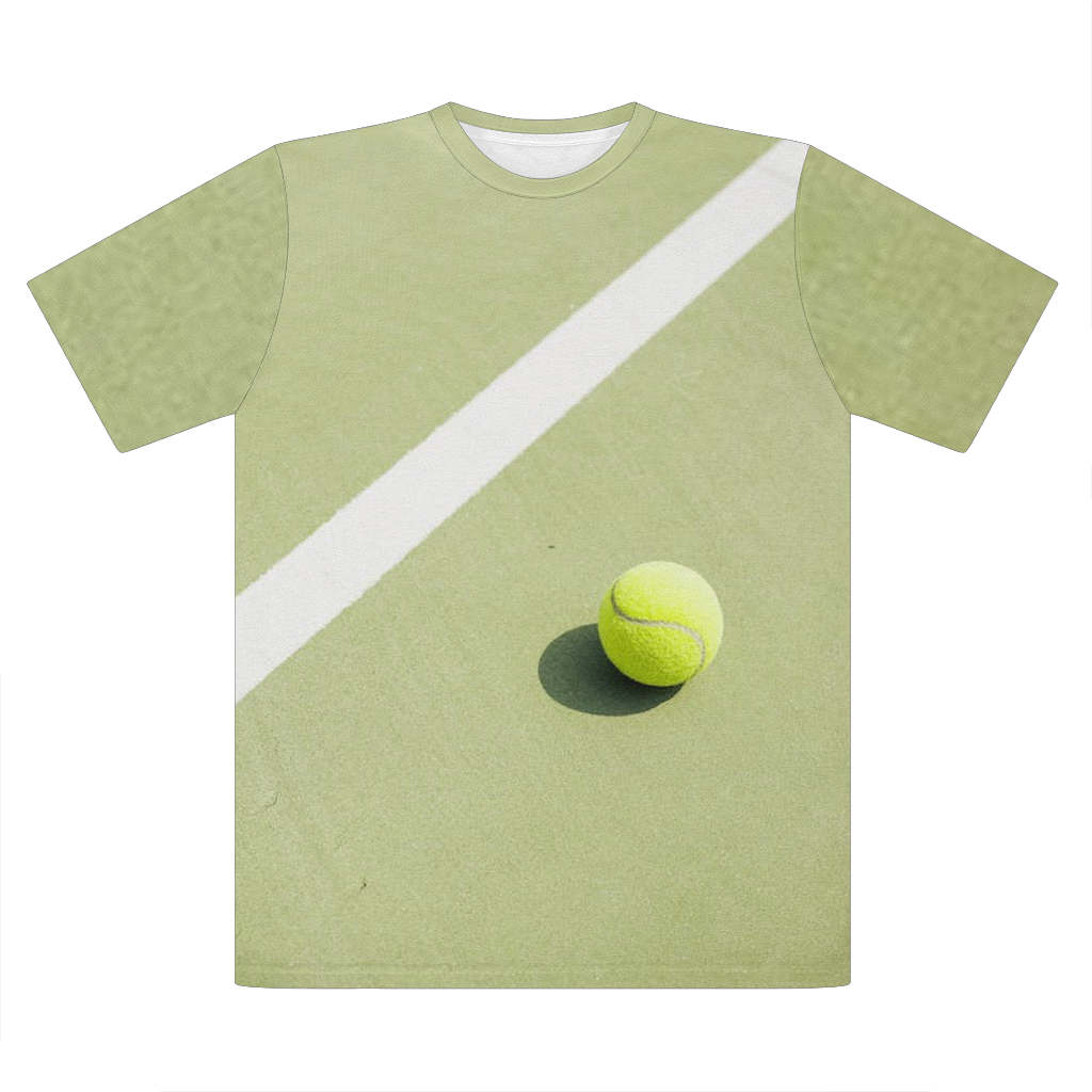 Tennis Premium Cut and Sew Sublimation Unisex T-Shirt