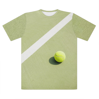 Tennis Premium Cut and Sew Sublimation Unisex T-Shirt