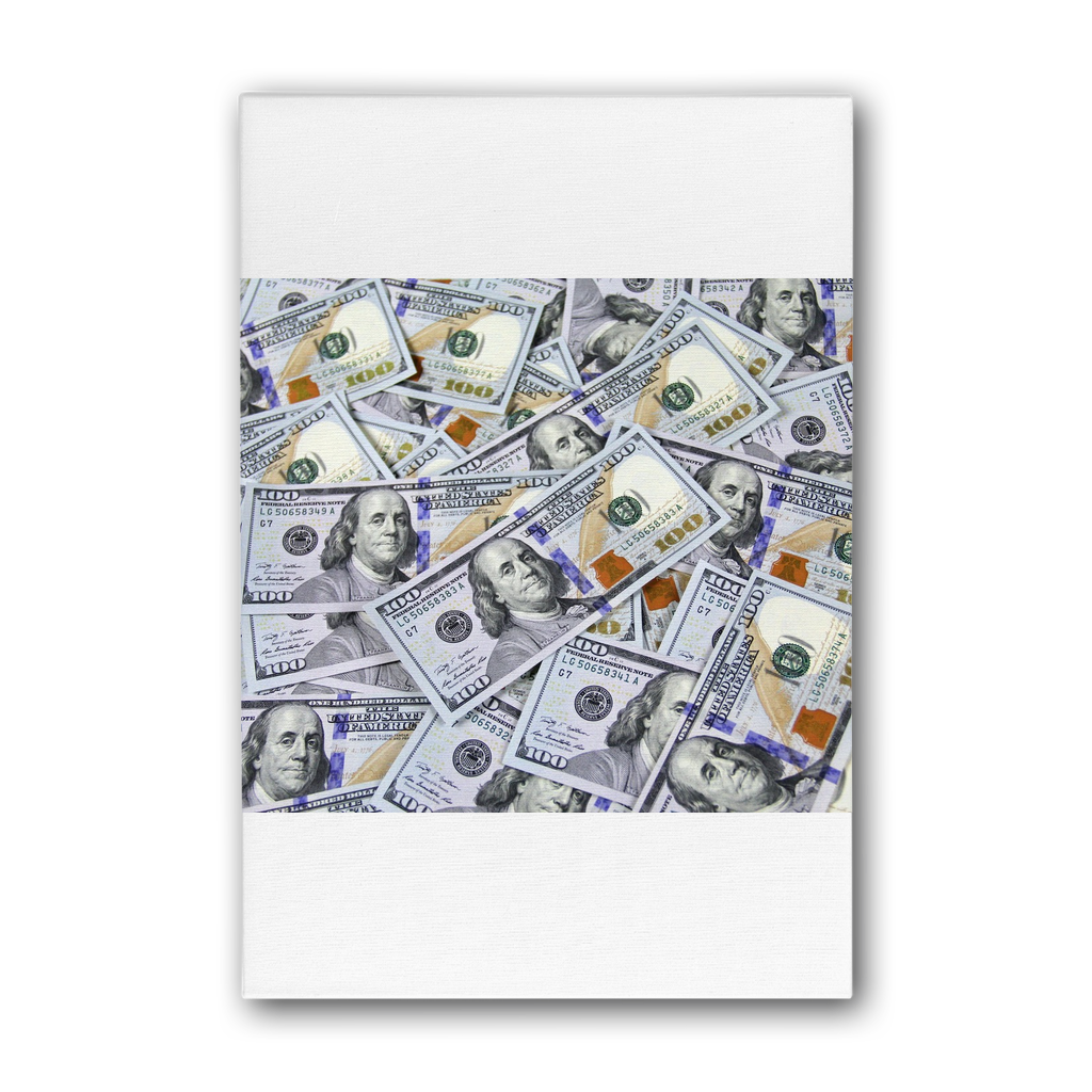 Money Premium Stretched Canvas