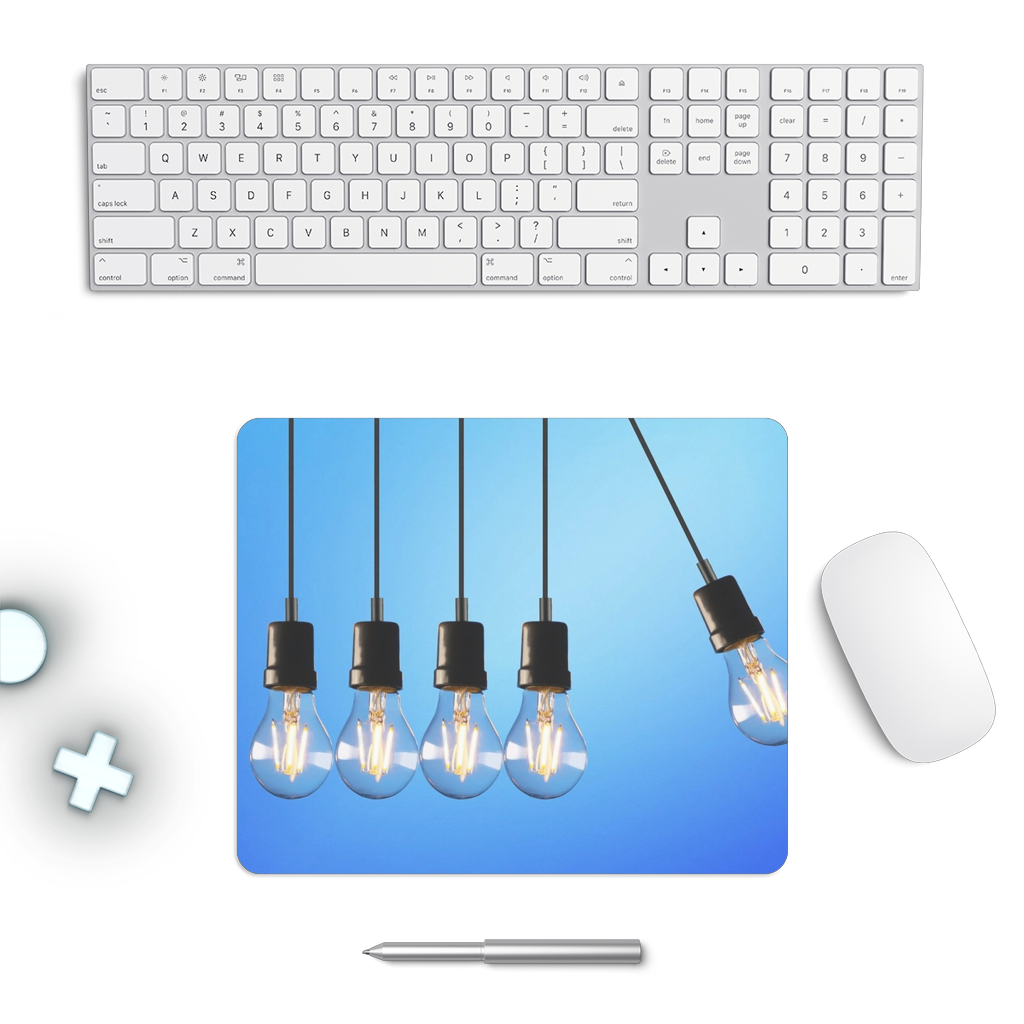 Light Bulbs Mouse Pad