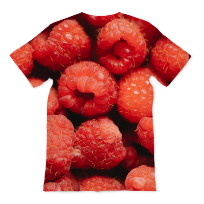 Raspberry Premium Sublimation Adult T-Shirt