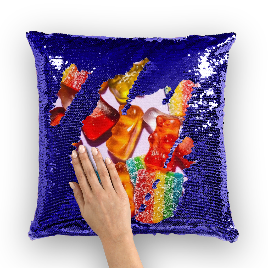 Candy Sequin Cushion Cover