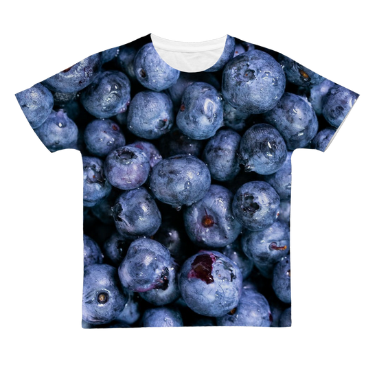 Blueberry Classic Sublimation Adult T-Shirt