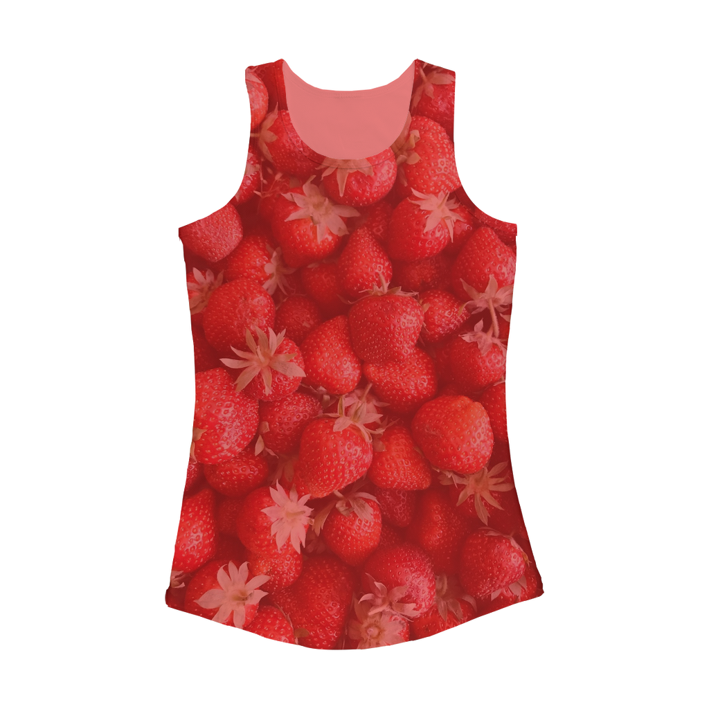 Strawberry Women Performance Tank Top