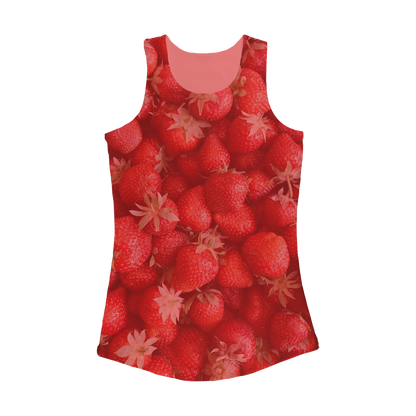 Strawberry Women Performance Tank Top