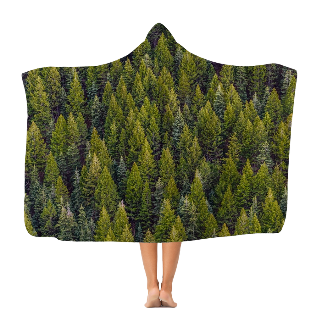 Forest Premium Adult Hooded Blanket