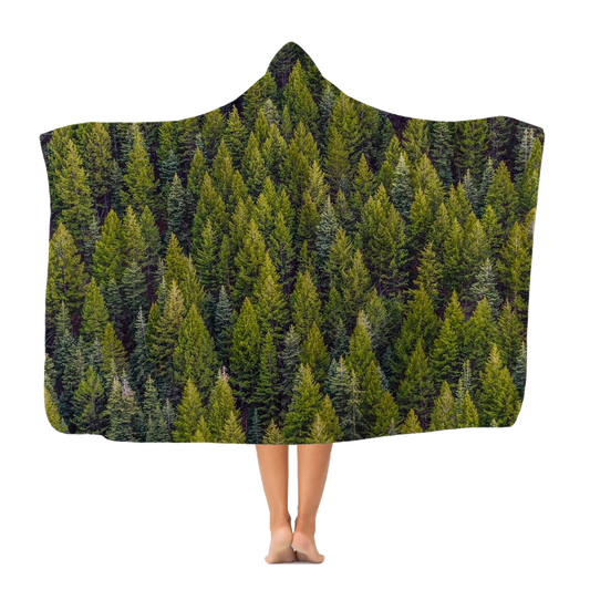 Forest Premium Adult Hooded Blanket