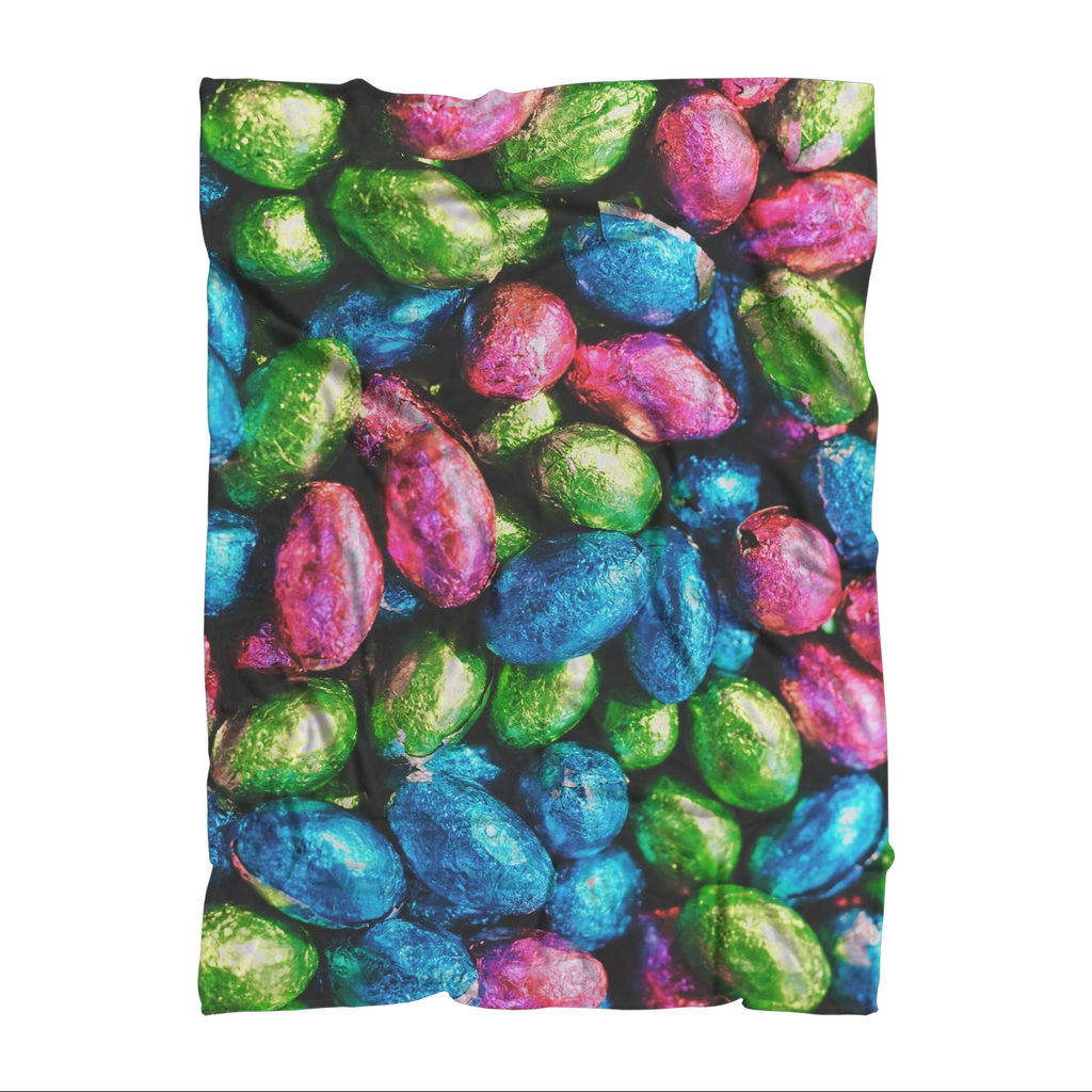 Easter Eggs Sublimation Throw Blanket