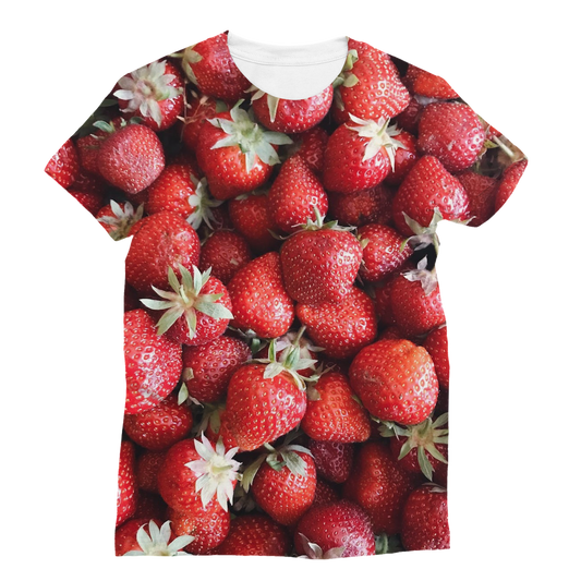 Strawberry Classic Sublimation Women's T-Shirt