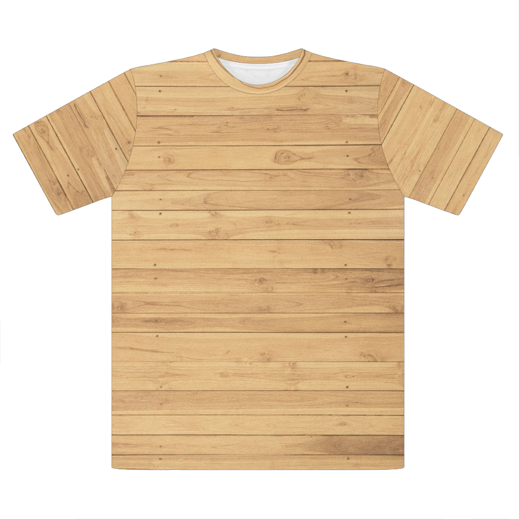 Wood Floor Premium Cut and Sew Sublimation Unisex T-Shirt