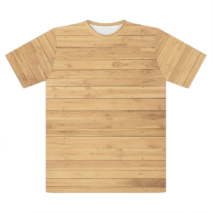 Wood Floor Premium Cut and Sew Sublimation Unisex T-Shirt