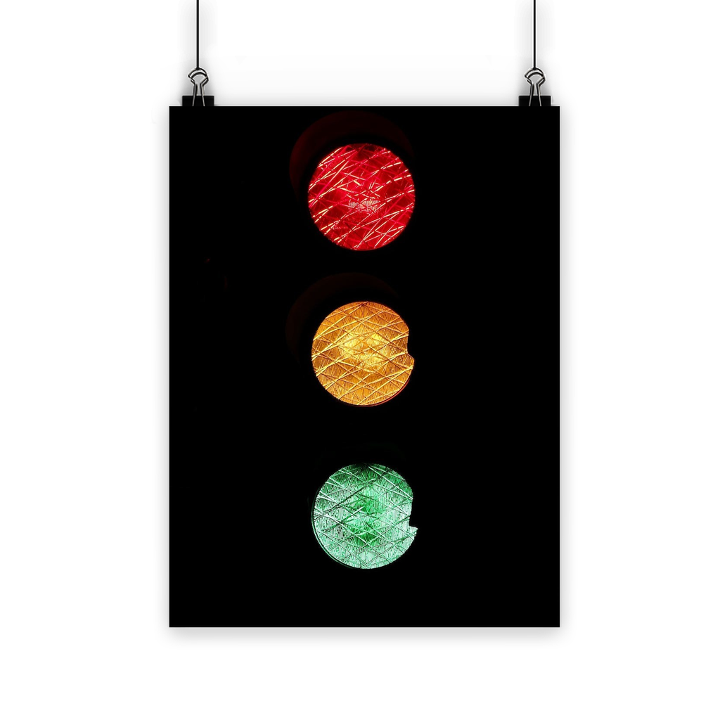 Traffic lights Classic Poster