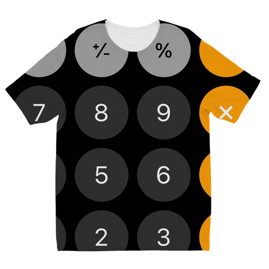 Calculator Sublimation Kids T-Shirt