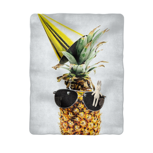 Pineapple Sublimation Baby Blanket