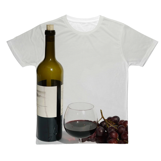 Wine Classic Sublimation Adult T-Shirt