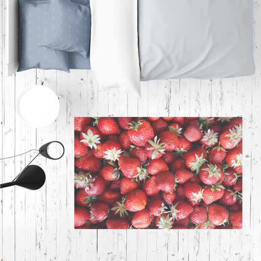 Strawberry Sublimation Mat / Carpet / Rug / Play Mat / Pet Feeding Mat