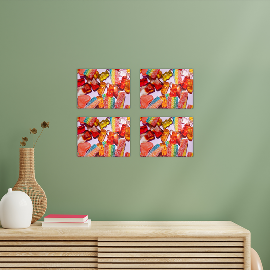 Candy Rectangle Wall Tiles Set of 4