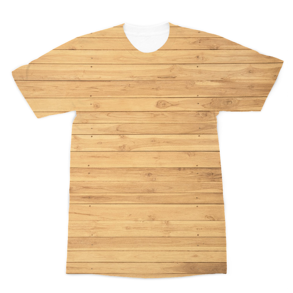 Wood Floor Premium Sublimation Adult T-Shirt