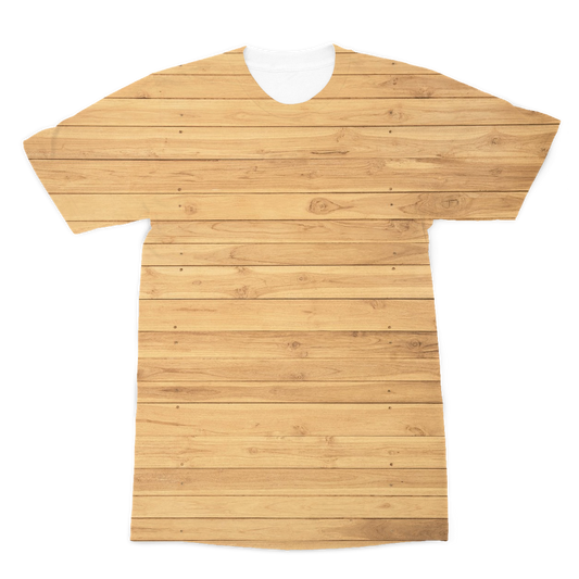 Wood Floor Premium Sublimation Adult T-Shirt