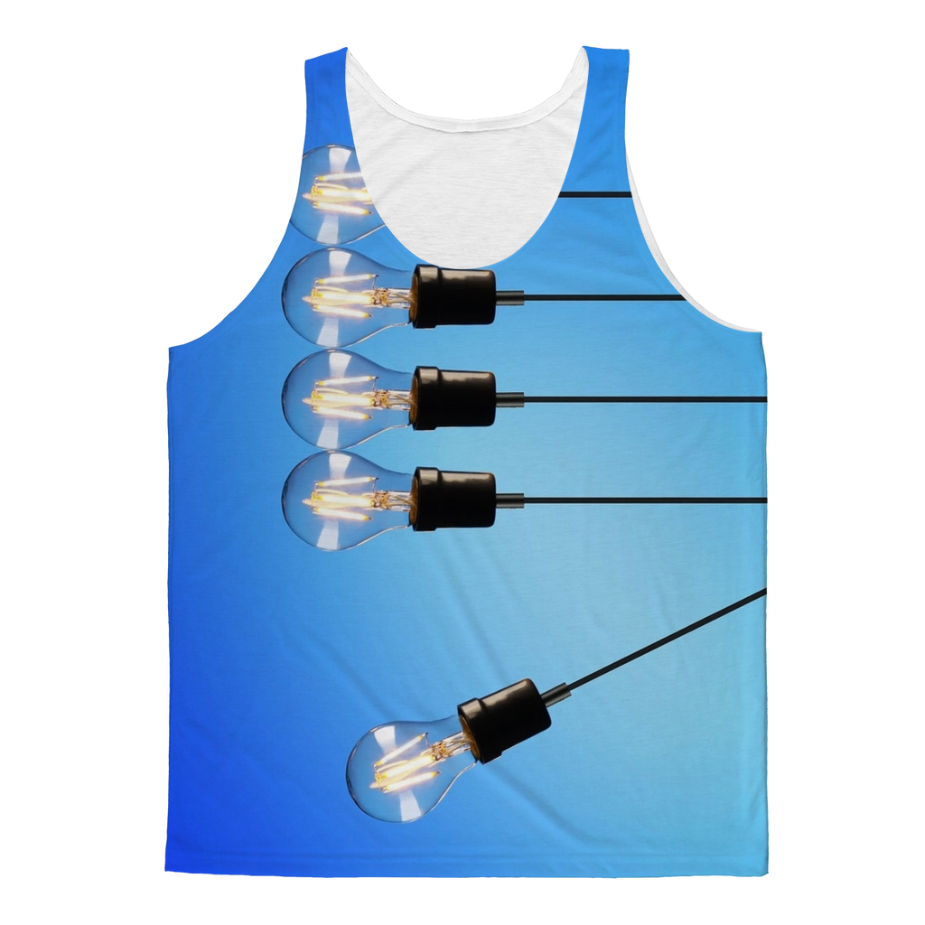 Light Bulbs Classic Sublimation Adult Tank Top