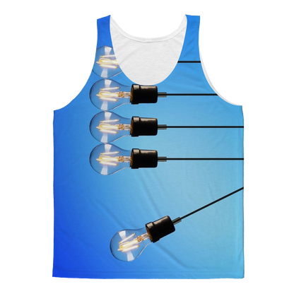 Light Bulbs Classic Sublimation Adult Tank Top