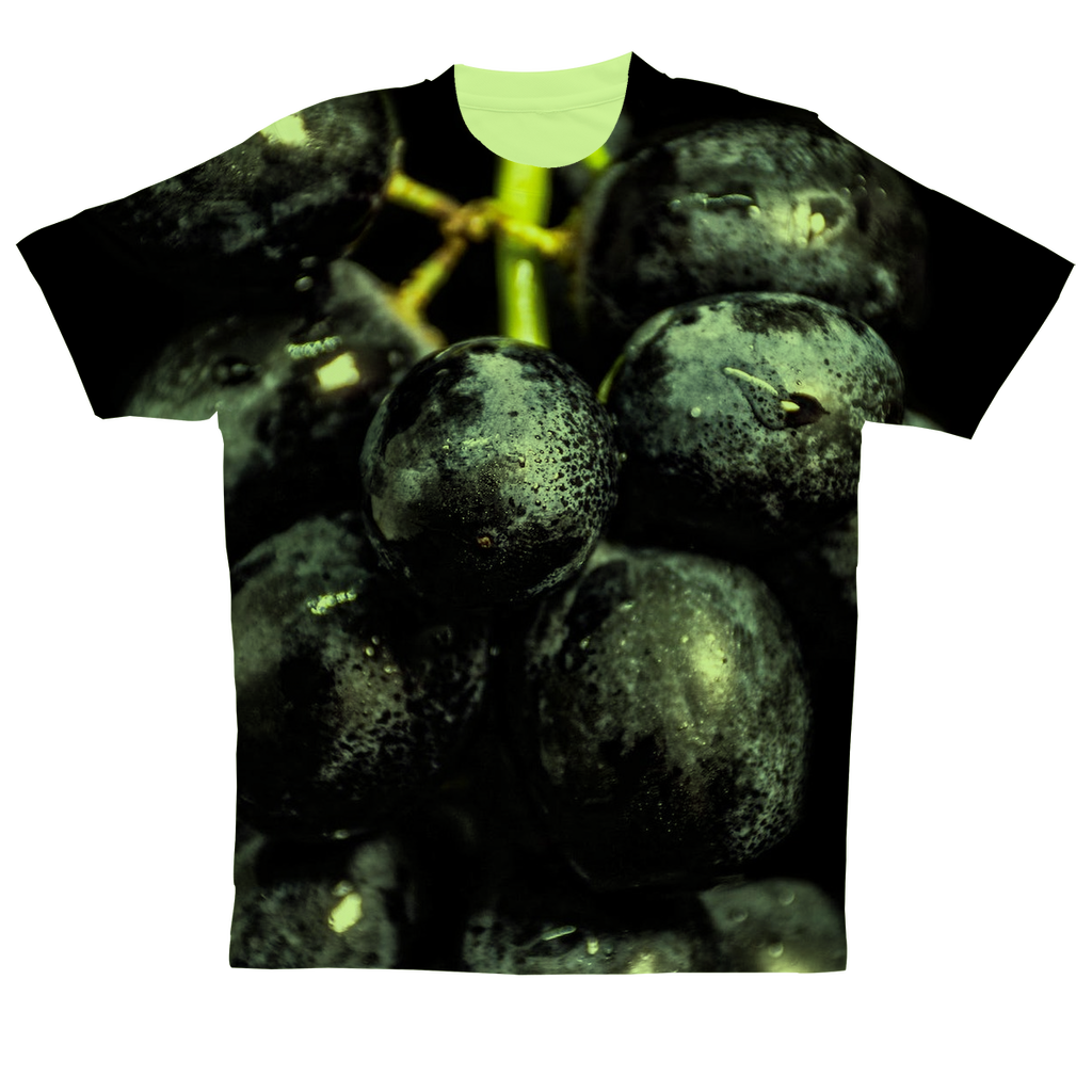 Grapes Sublimation Performance Adult T-Shirt