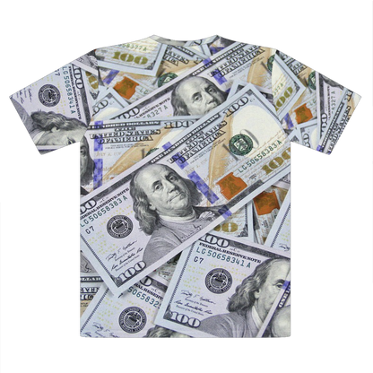 Money Premium Cut and Sew Sublimation Unisex T-Shirt