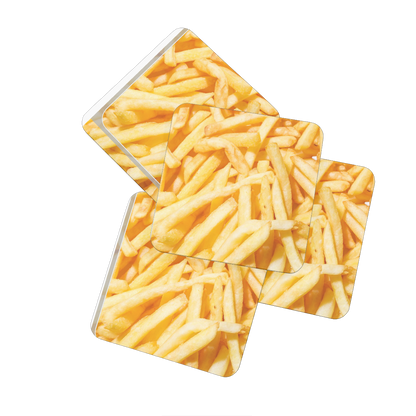 Fries Hardboard Coaster Set of 4