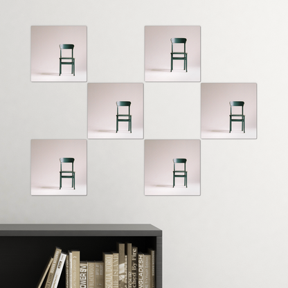 Chair Square Wall Tiles Set of 6