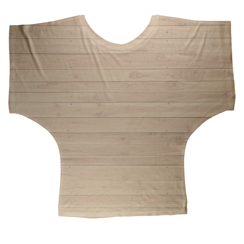 Wood Floor Sublimation Batwing Top