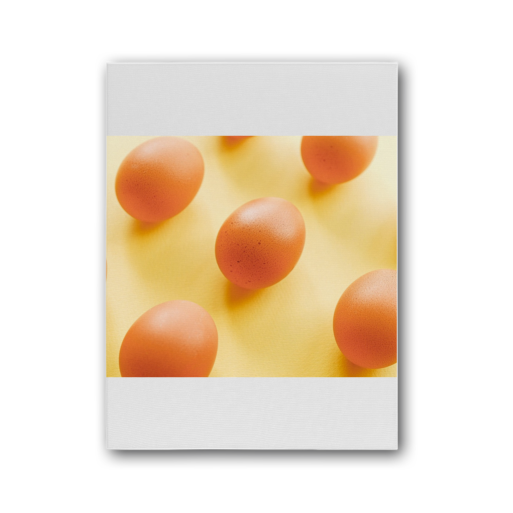 Eggs Premium Stretched Canvas