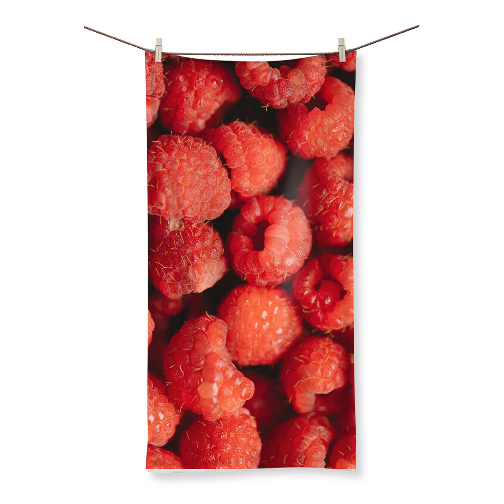 Raspberry Sublimation All Over Towel