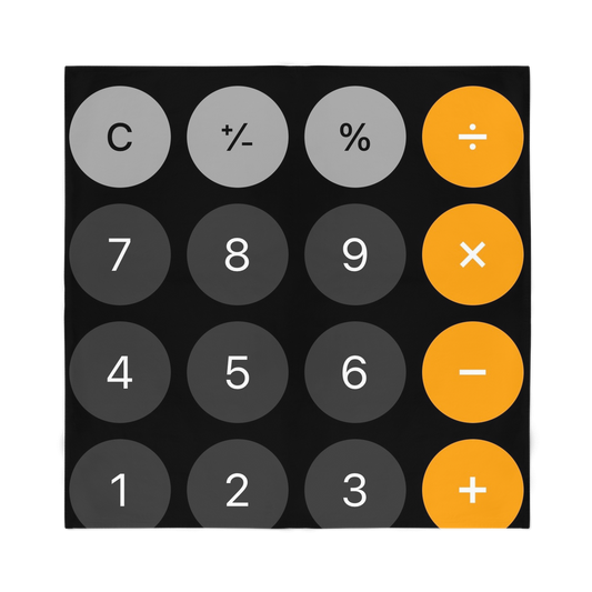 Calculator Sublimation Bandana
