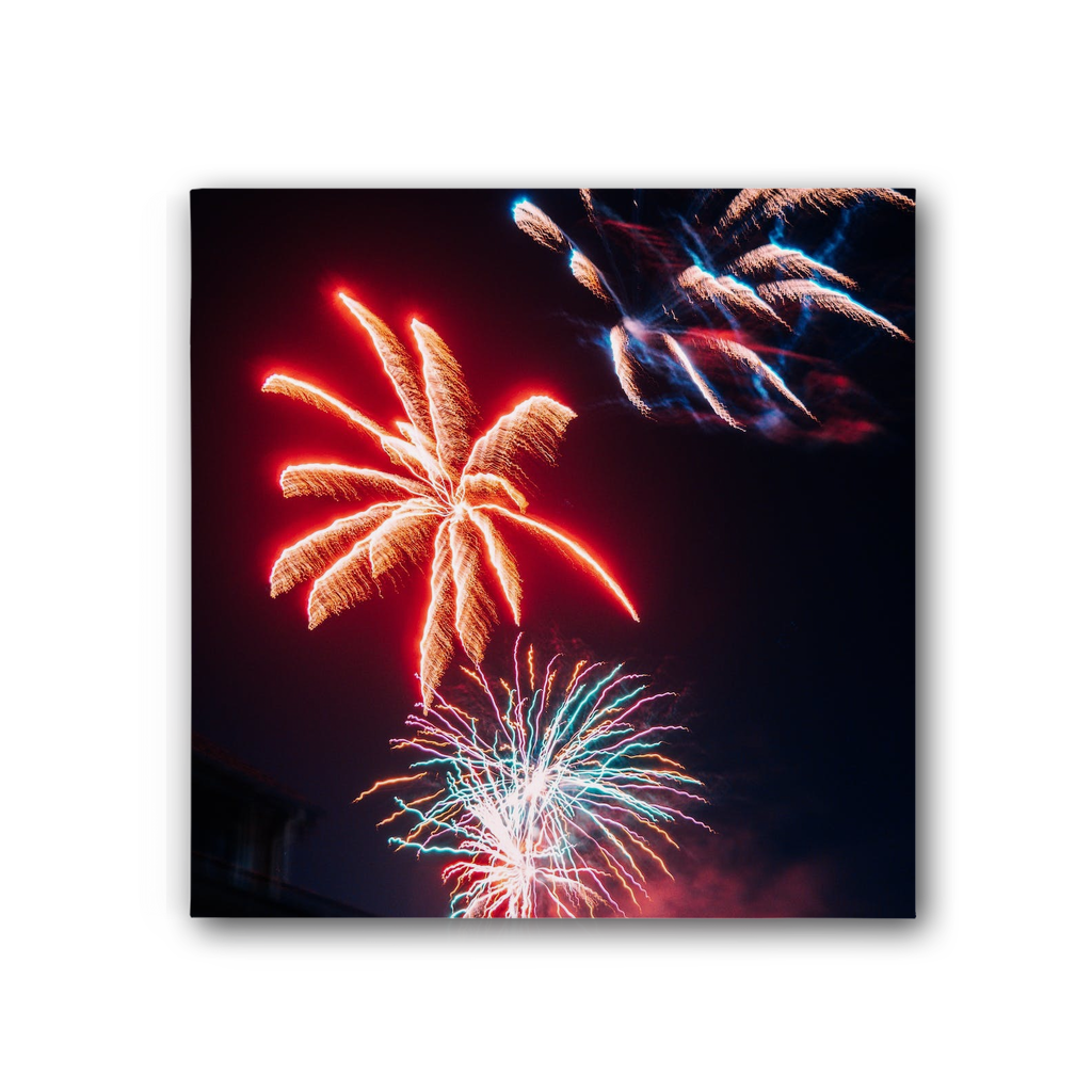 Fireworks Premium Stretched Canvas