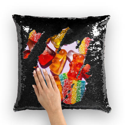 Candy Sequin Cushion Cover