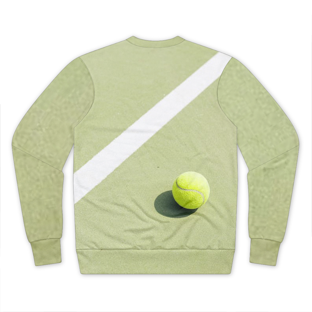 Tennis Performance Cut and Sew Sublimation Unisex Sweatshirt